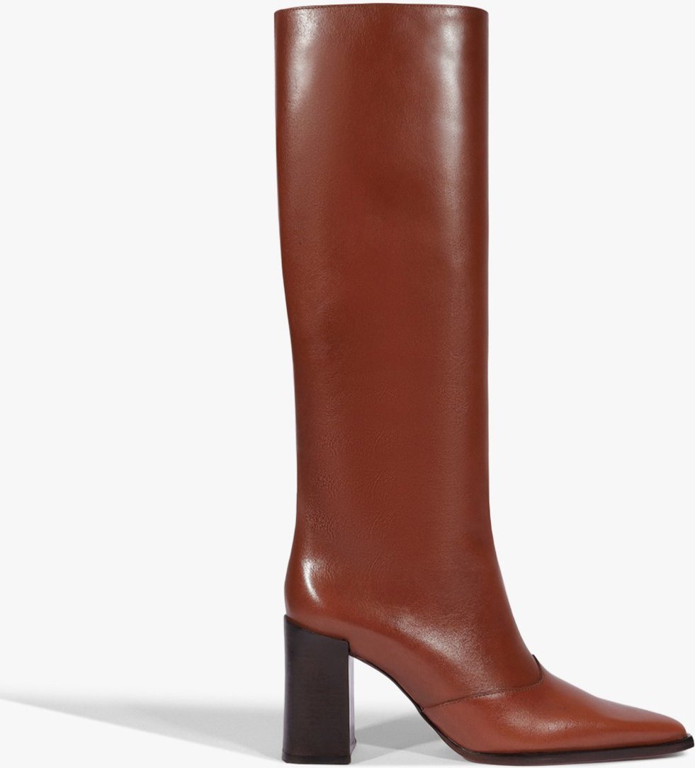 Imagem principal Bota Raffaela Cano Longo Couro Schutz Schutz BR Marrom Schutz BR Marrom