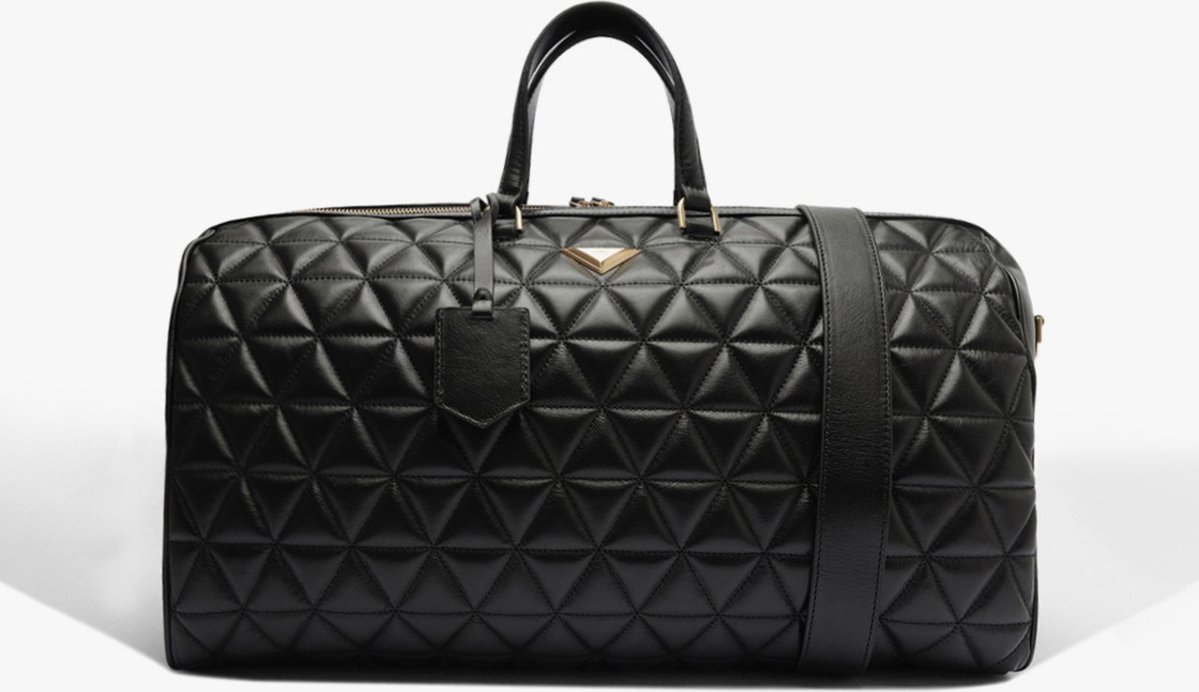 Imagem principal Mala de Mão 944 Couro Preta Preto Preto