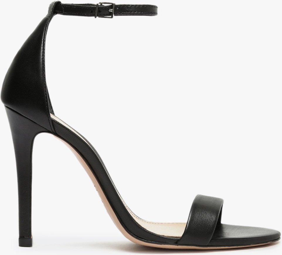 Imagem principal Sandália Gisele Salto Alto Couro Preta Schutz Preto Schutz Preto