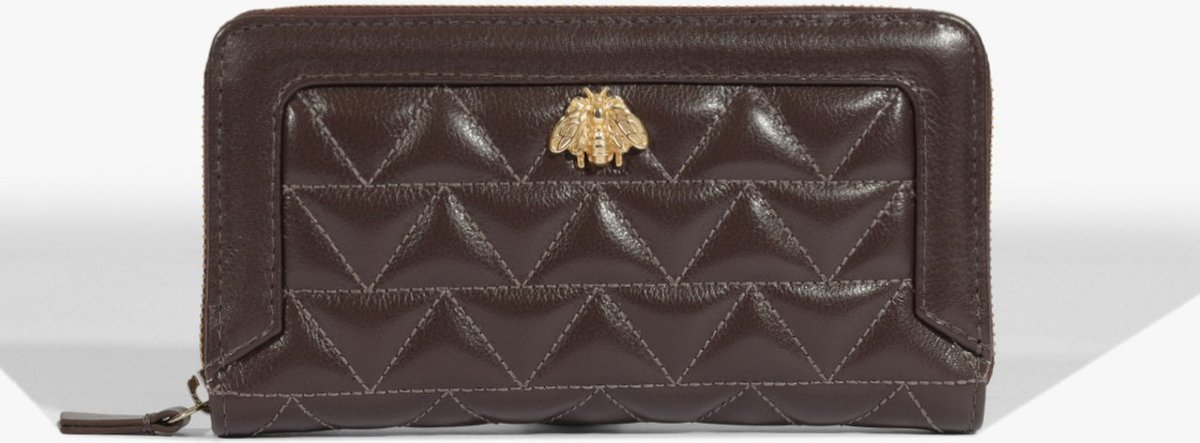 Imagem principal Carteira Grande Believe Couro Matelassê Schutz Schutz BR Marrom Schutz BR Marrom