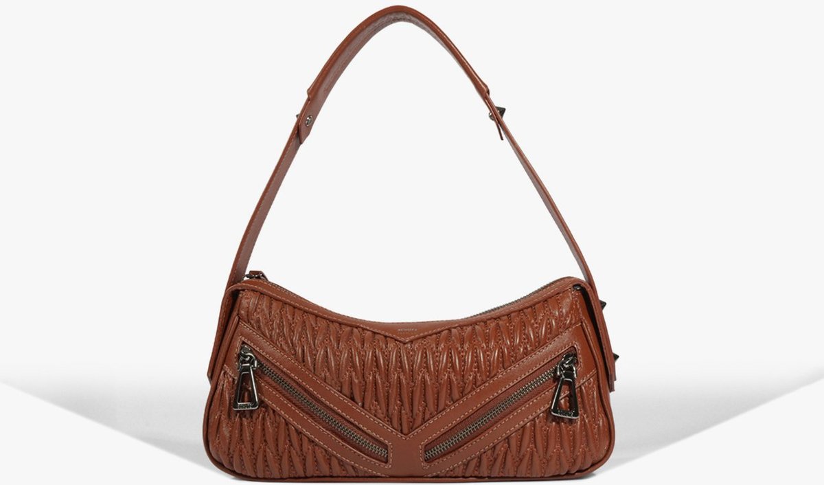 Imagem principal Bolsa Tiracolo Suki Pequena Couro Schutz Schutz BR Marrom Schutz BR Marrom