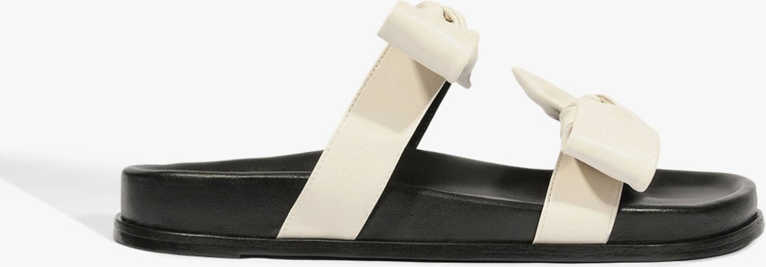 Imagem principal Sandália Papete Couro Laço Schutz Schutz BR Branco Schutz BR Branco