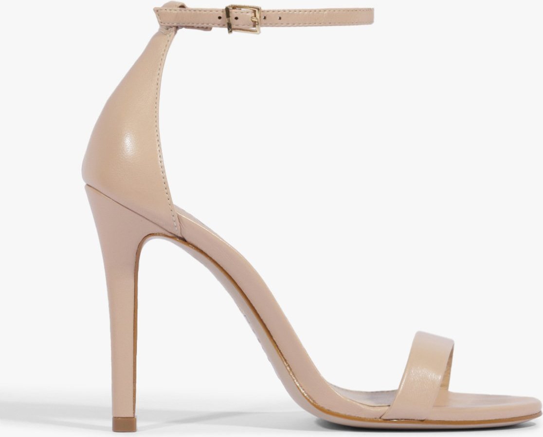 Sandália Gisele Salto Alto Couro Nude | Schutz