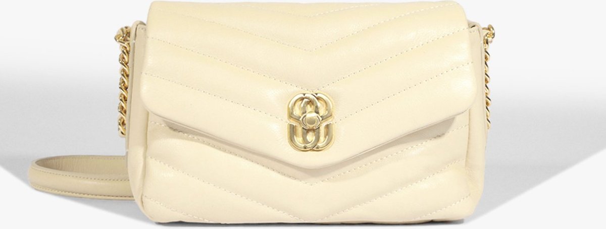 Imagem principal Bolsa Tiracolo Elara Couro Branca | Schutz Branco Branco