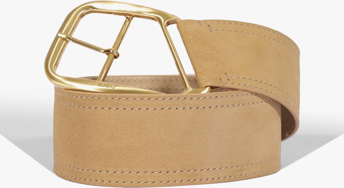 Cinto Jaipur Camurça Bege | Schutz