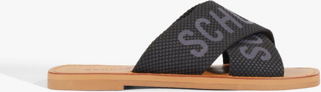 Sandália Rasteira X Schutz Logo Escuro | Schutz