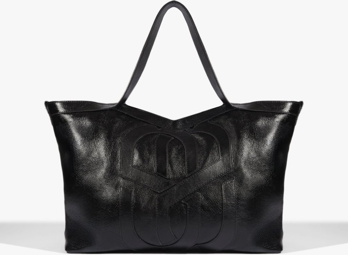 Bolsa Shopping Maddison Couro Preta | Schutz