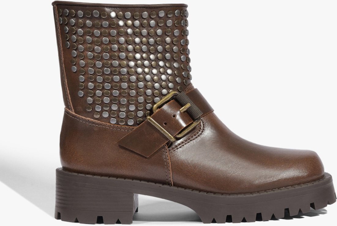 Imagem principal Bota Marla Studs Couro Schutz Marrom Marrom