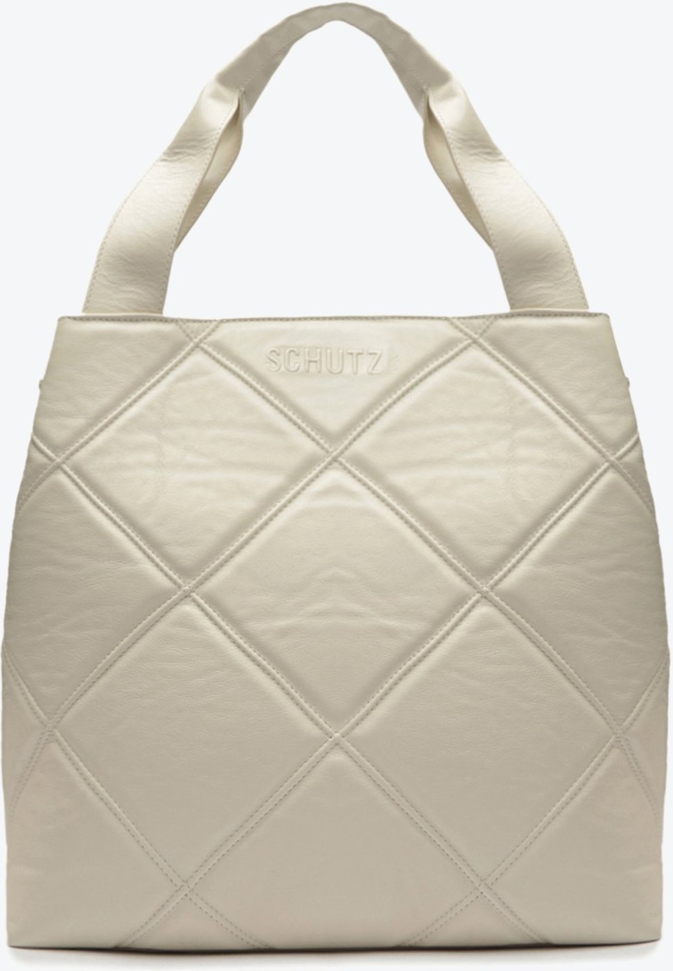 Imagem principal Bolsa Shopping Sara Couro Branca Schutz Branco Schutz Branco