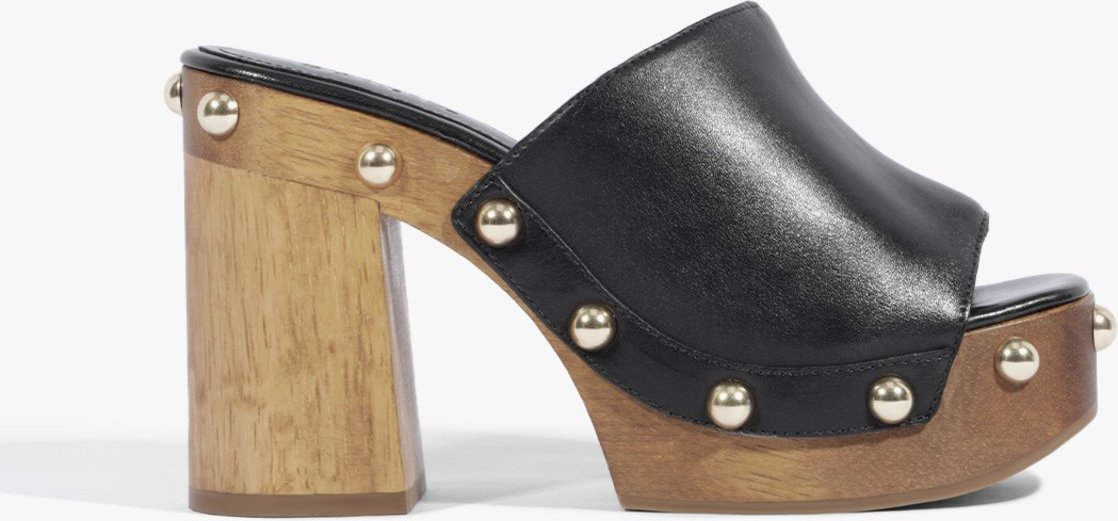 Imagem principal Tamanco Plataforma Darah Couro Preta | Schutz Schutz BR Preto Schutz BR Preto