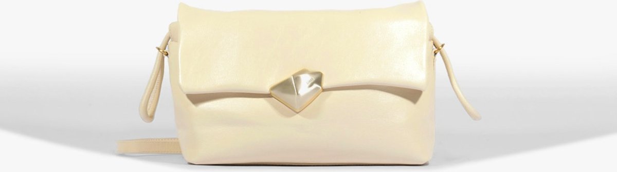 Imagem principal Bolsa Tiracolo Bubble Couro Branca | Schutz Branco Branco