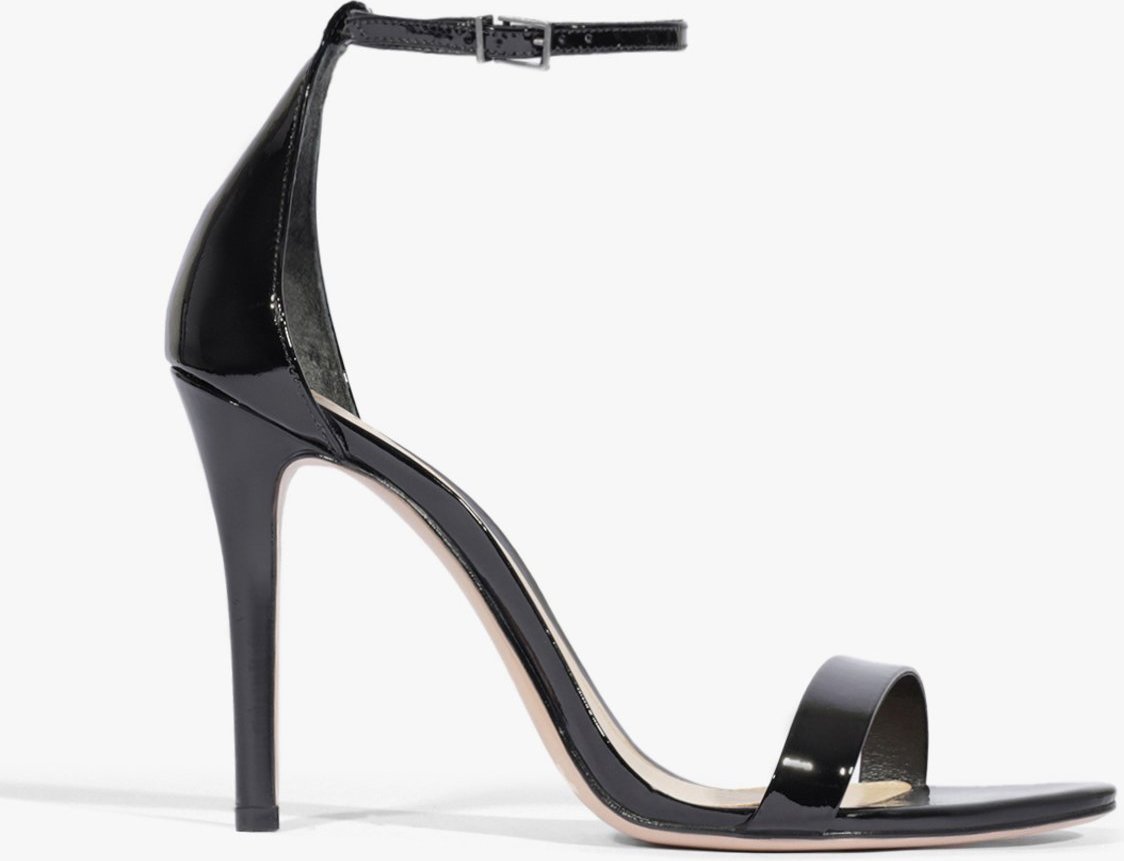 Imagem principal Sandália Gisele Salto Alto Verniz Preta Schutz Preto Schutz Preto