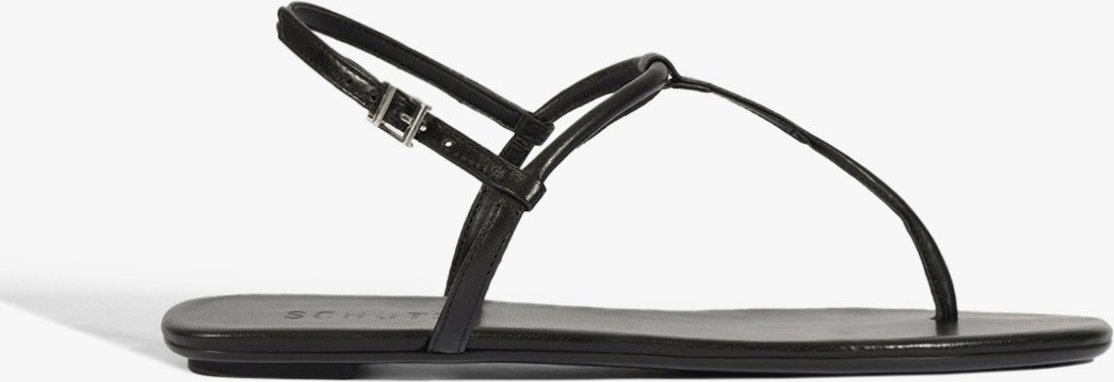 Sandália Rasteira Elsha Preta | Schutz