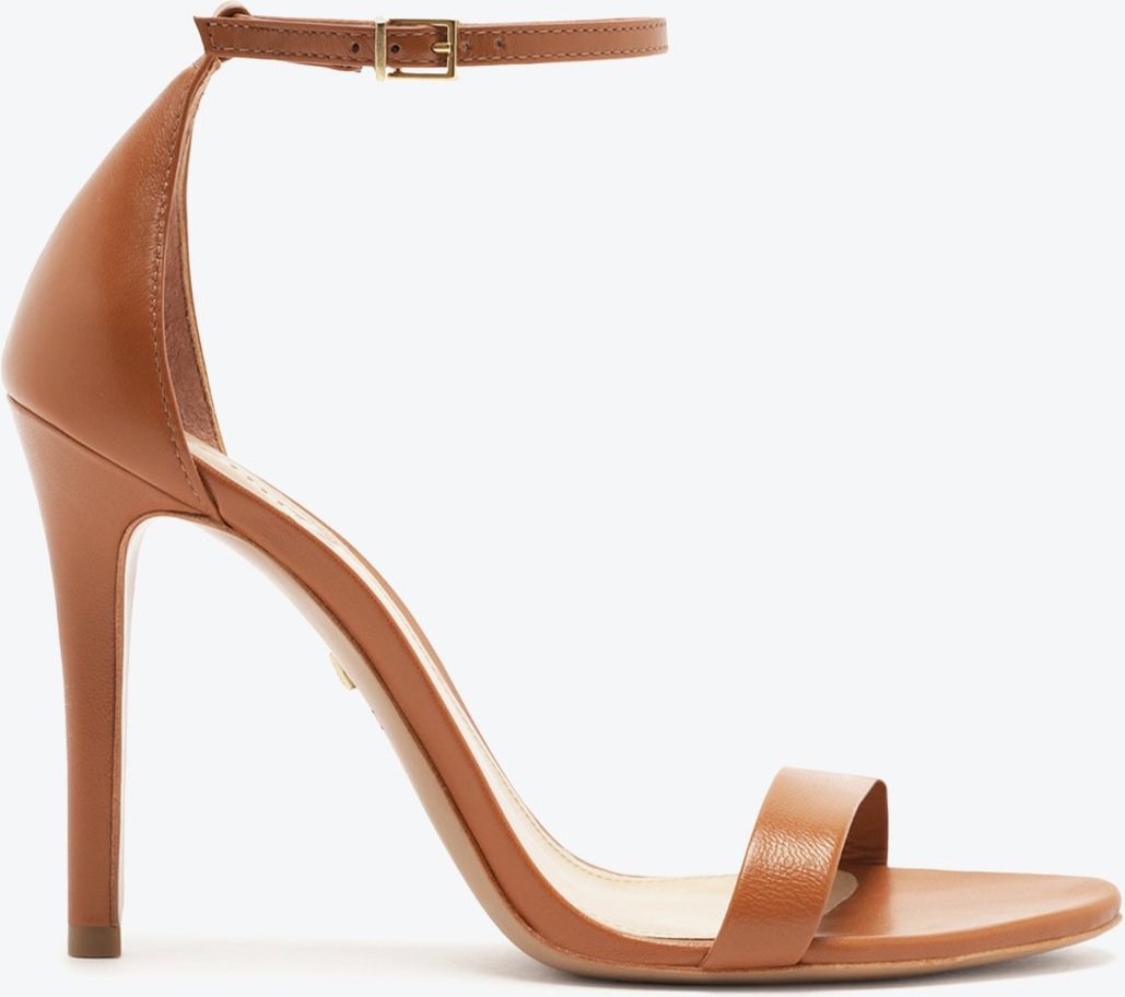 Imagem principal Sandália Gisele Salto Alto Couro Schutz Prata Schutz Prata