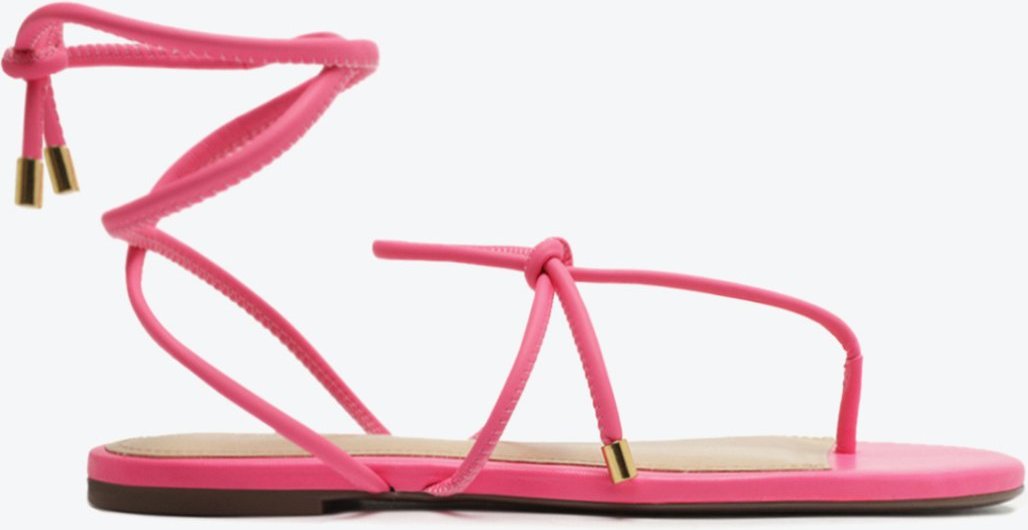 Imagem principal Sandália Rasteira Leslie Schutz Rosa Schutz Rosa