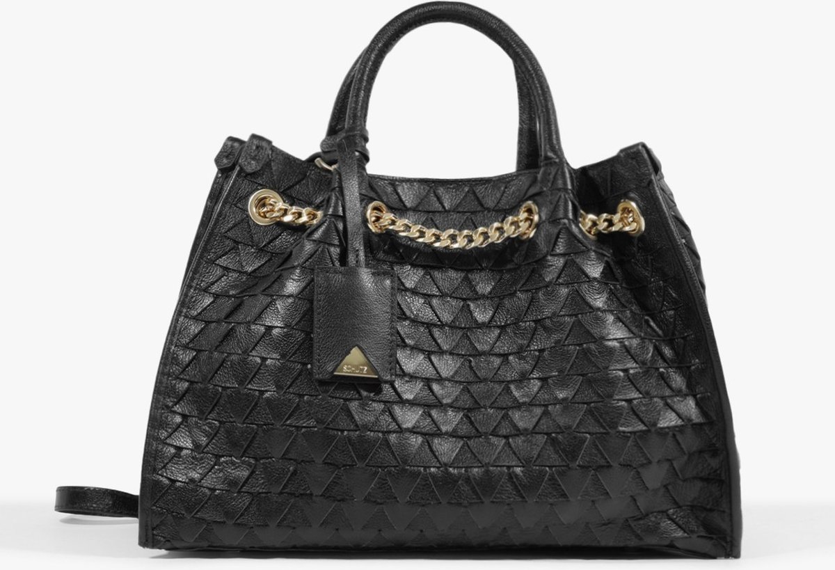 Imagem principal Bolsa Tote Rebecca Couro Grande Preta Schutz Preto Schutz Preto