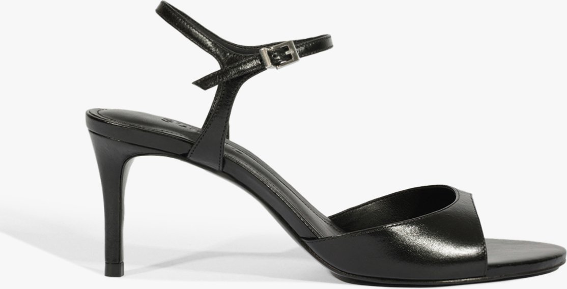 Imagem principal Sandália Salto Médio Couro Preta | Schutz Schutz BR Preto Schutz BR Preto