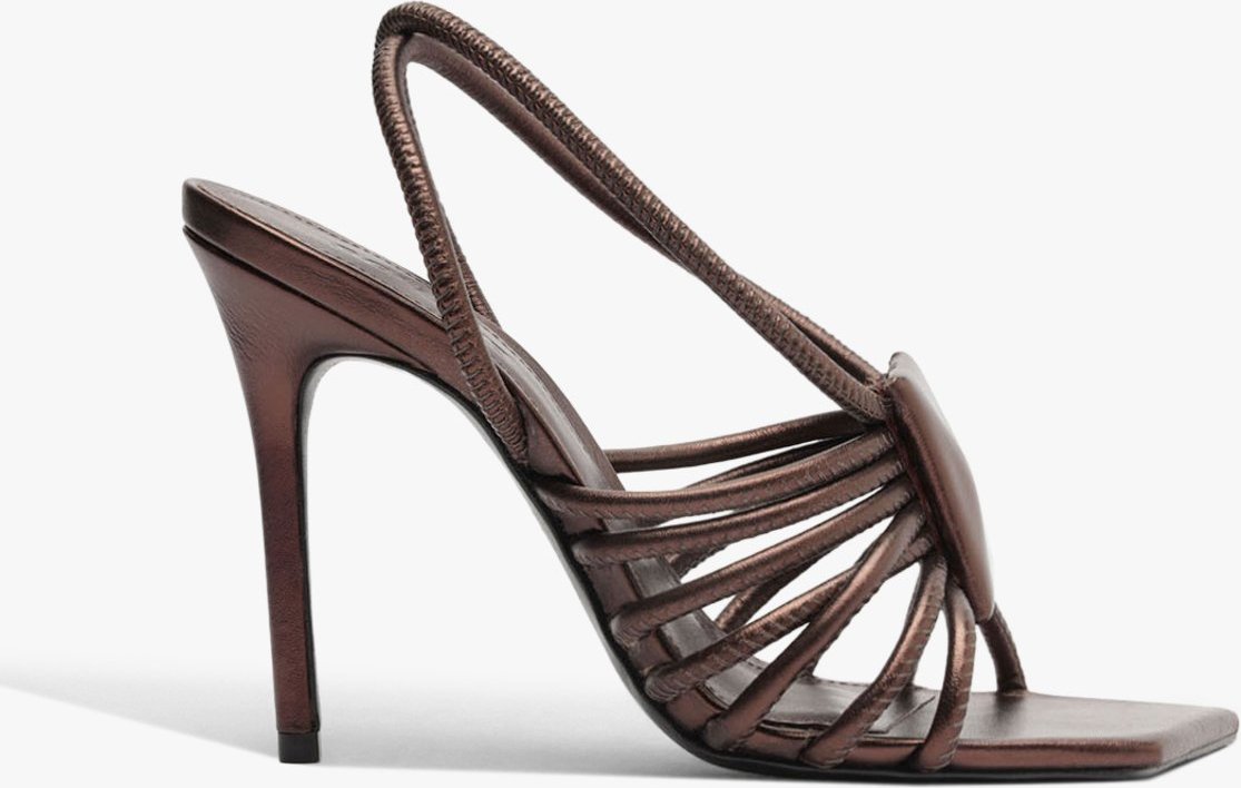 Imagem principal Sandália Glam Tiras Schutz Marrom Schutz Marrom