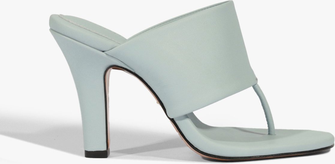 Imagem principal Sandália Mule Martha Couro Clara | Schutz Schutz BR Azul Schutz BR Azul