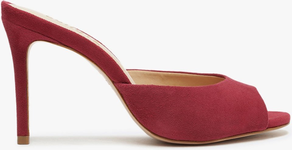 Imagem principal Sandália Mule Liz Camurça Vermelha Vermelho Vermelho