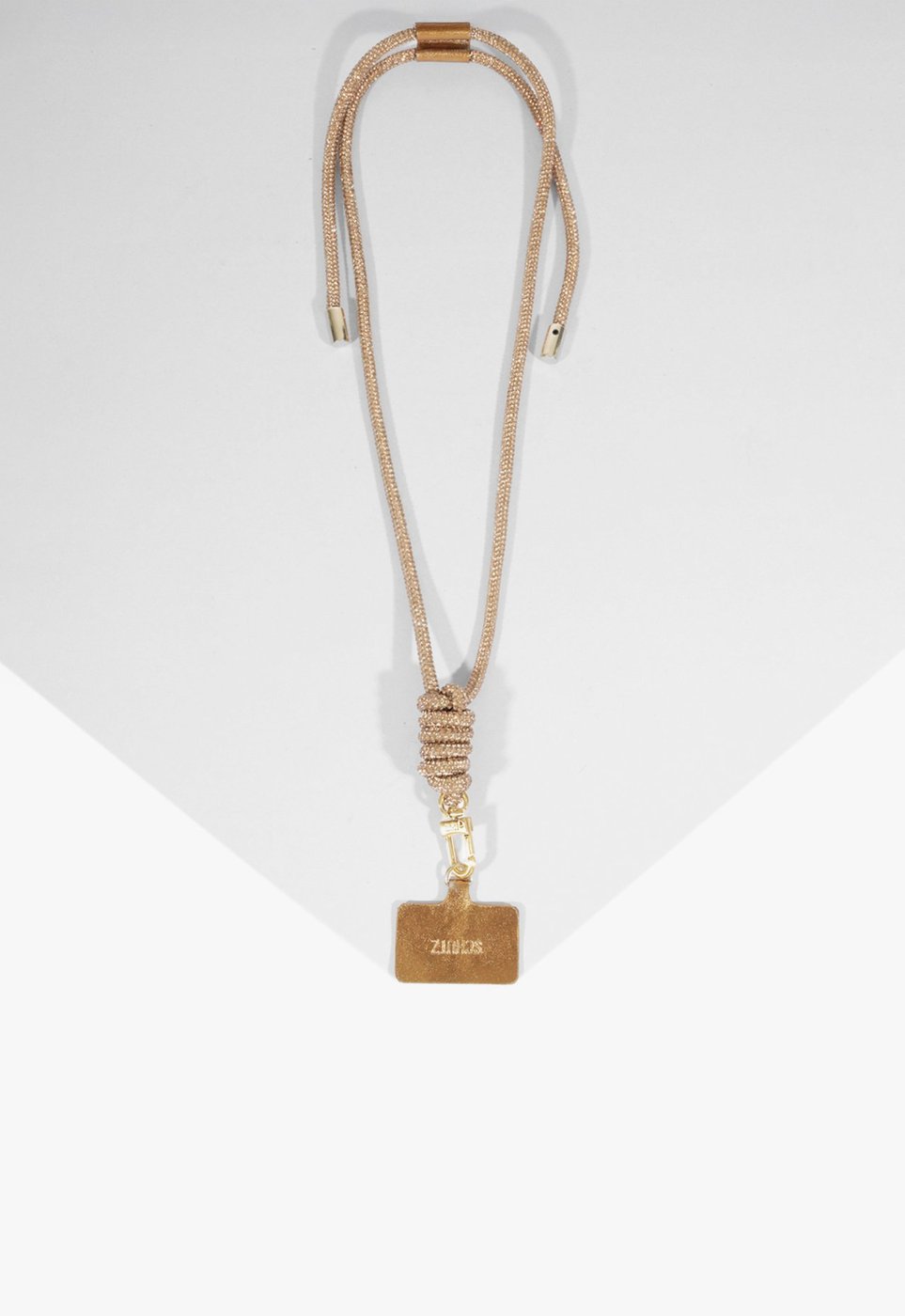 Imagem principal Cordão Celular Nancy Glam Cristais Bronze | Schutz Schutz BR Dourado Schutz BR Dourado