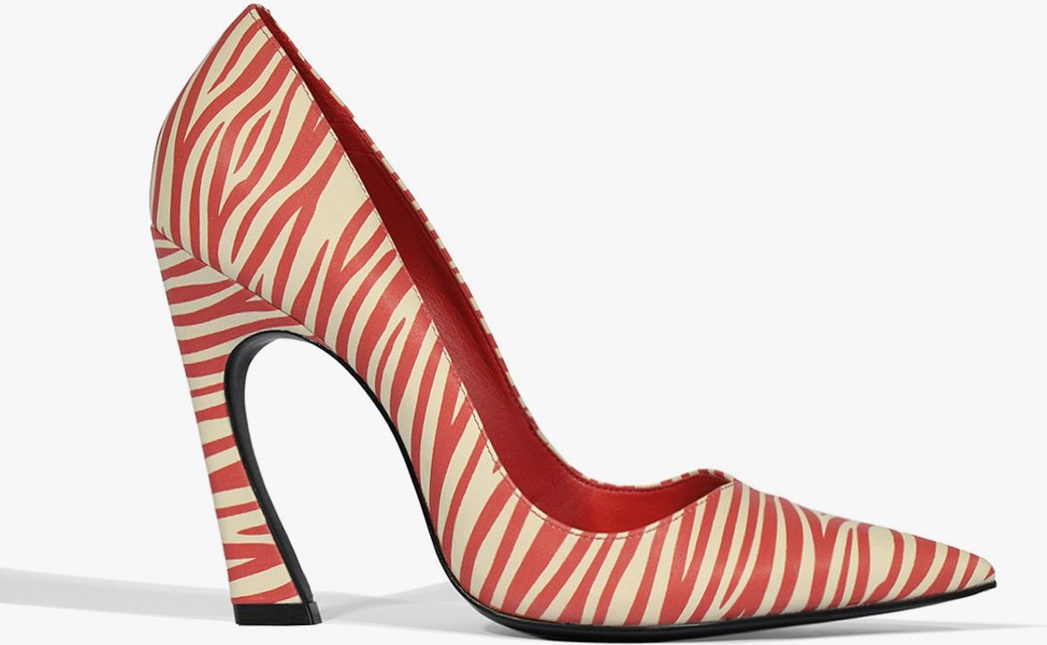 Imagem principal Scarpin Lexi Couro Zebra Vermelho Schutz Animal Print Schutz Animal Print