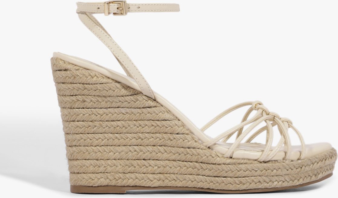 Imagem principal Sandália Anabela Plataforma Palha e Off White | Schutz Schutz BR Branco Schutz BR Branco