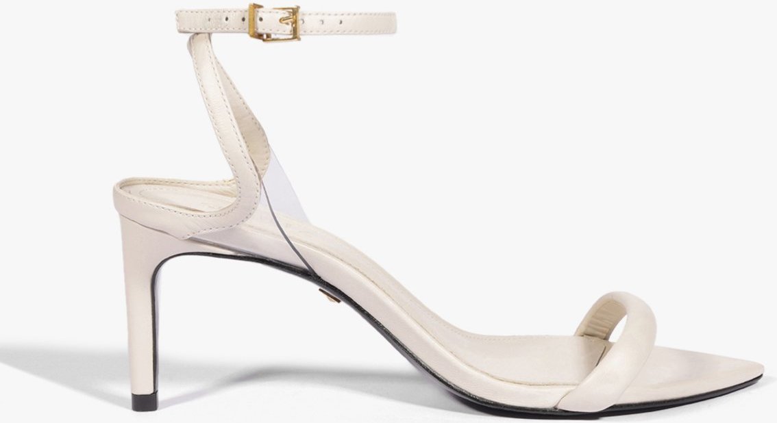 Imagem principal Sandália Skye Leaf Mid Couro Off White Schutz Branco Schutz Branco