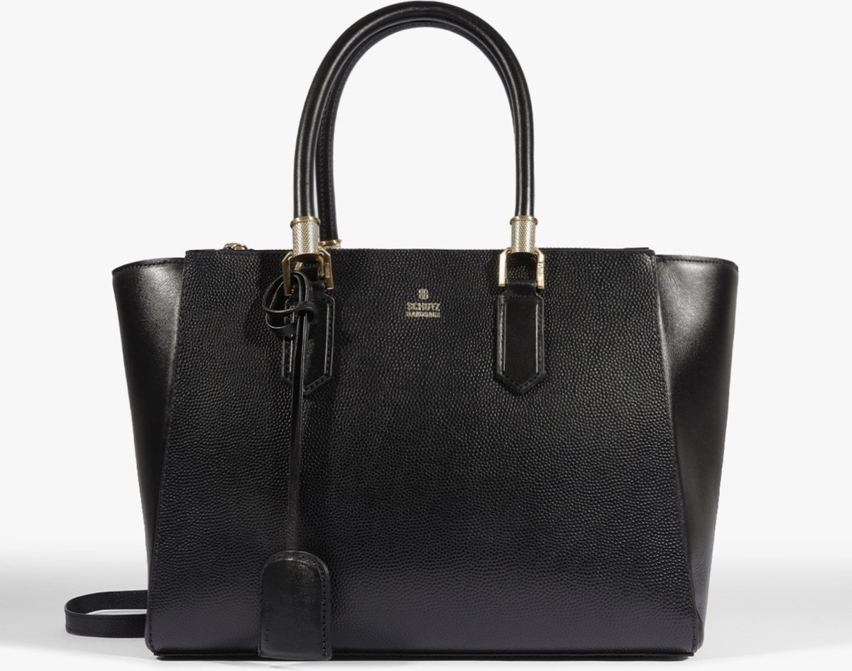 Imagem principal Bolsa Tote Grande Lauren Couro Preta | Schutz Schutz BR Preto Schutz BR Preto
