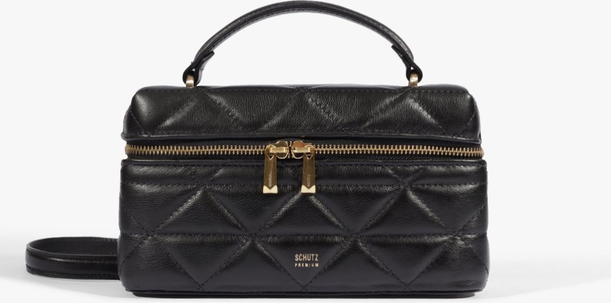 Imagem principal Bolsa Satchel Vanity Média Couro Preta | Schutz Schutz BR Preto Schutz BR Preto