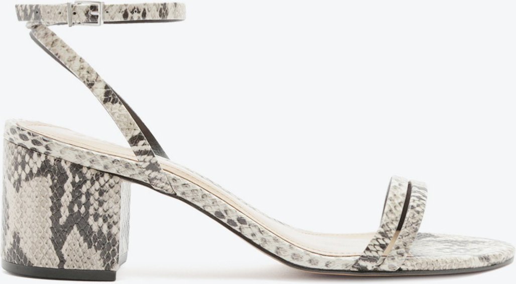 Imagem principal Sandália Altina Couro Animal Print Nude Nude