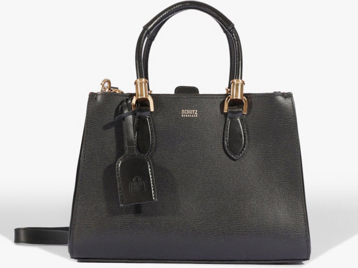 Imagem principal Bolsa Tote Grande New Lorena Couro Preta Preto Preto