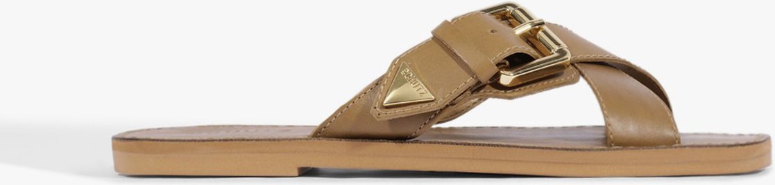 Imagem principal Sandália Rasteira Fivela Couro Schutz Schutz BR Azul Schutz BR Azul