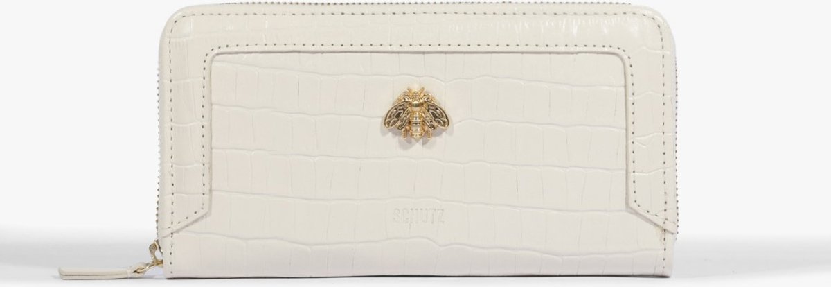 Imagem principal Carteira Grande Believe Couro Branca Schutz Branco Schutz Branco