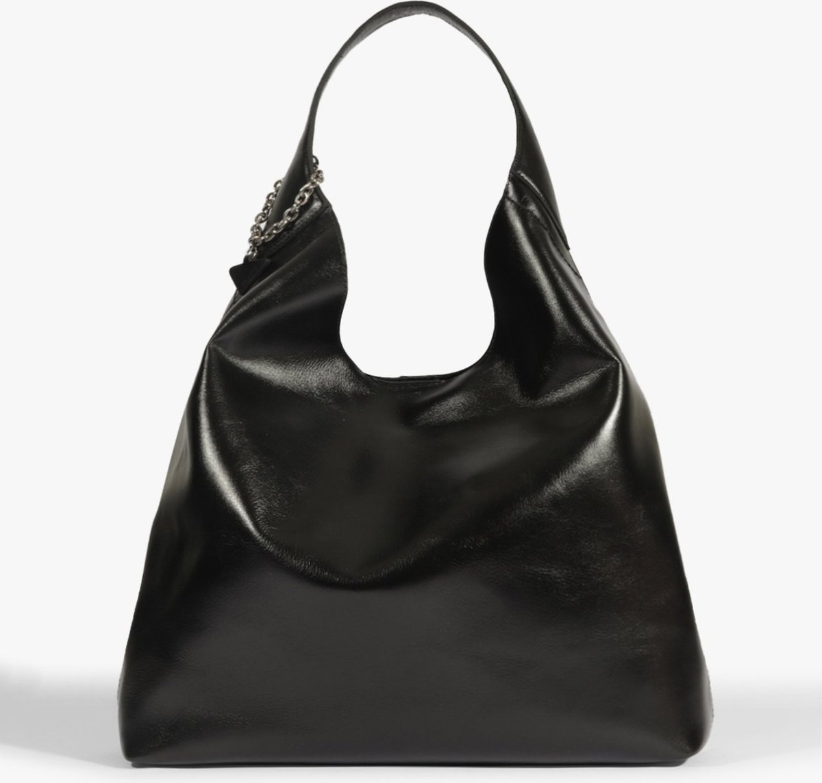 Imagem principal Bolsa Hobo Iga Grande Couro Preta | Schutz Schutz BR Preto Schutz BR Preto