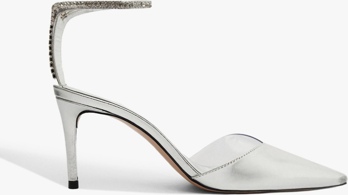 Imagem principal Scarpin Brilho Prata Schutz Schutz