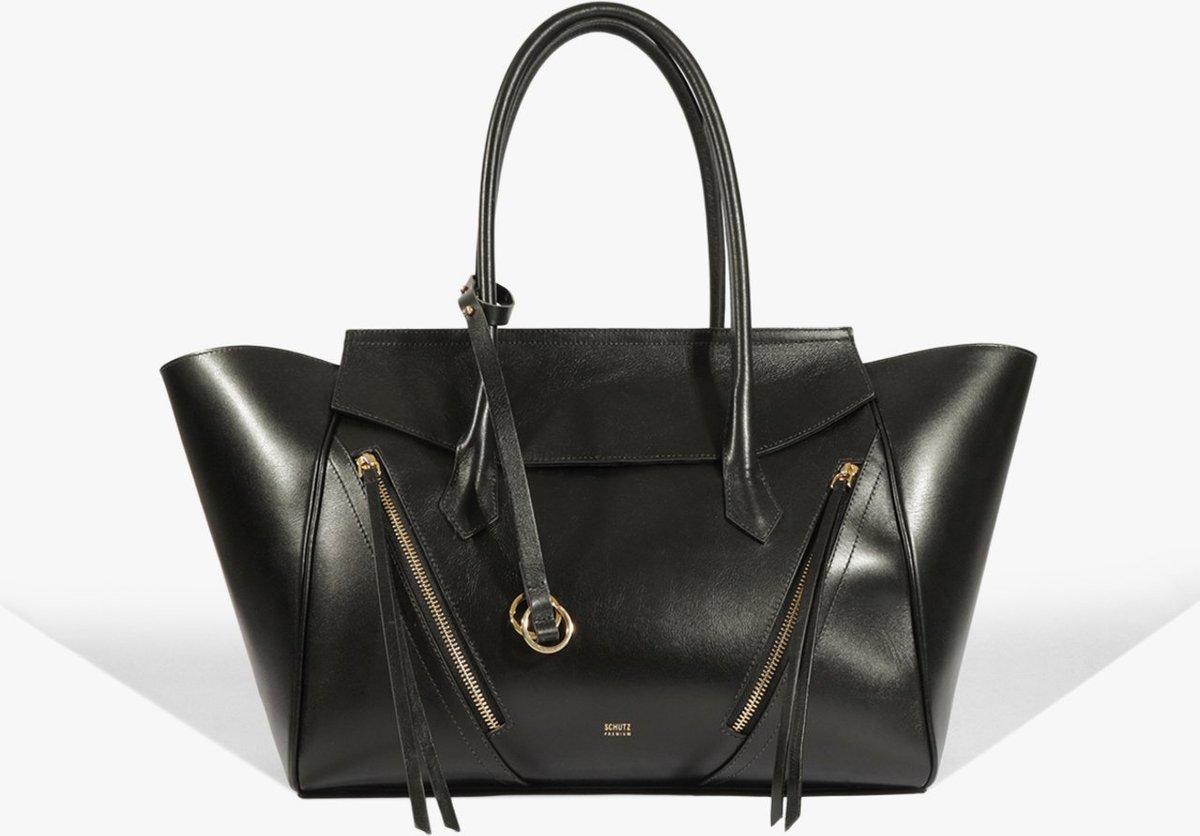 Imagem principal Bolsa Tote Stella Grande Couro Preta | Schutz Preto Preto