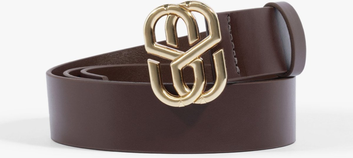 Cinto Emblem Couro Schutz