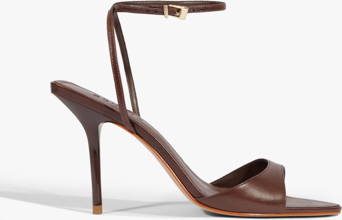 Imagem principal Sandália Salto Elodie Buckle Schutz Schutz BR Marrom Schutz BR Marrom