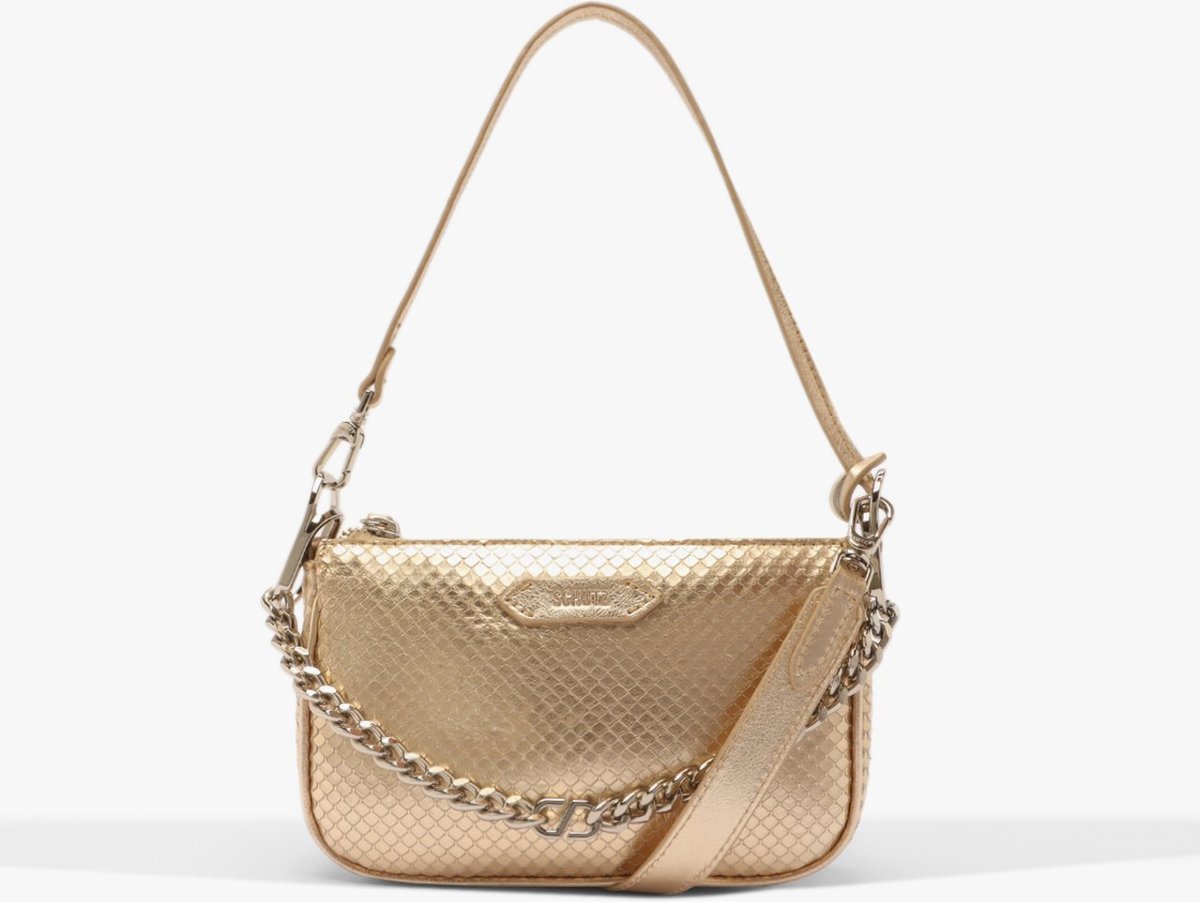 Imagem principal Bolsa Tiracolo Emmy Snake Couro Schutz Dourado Schutz Dourado