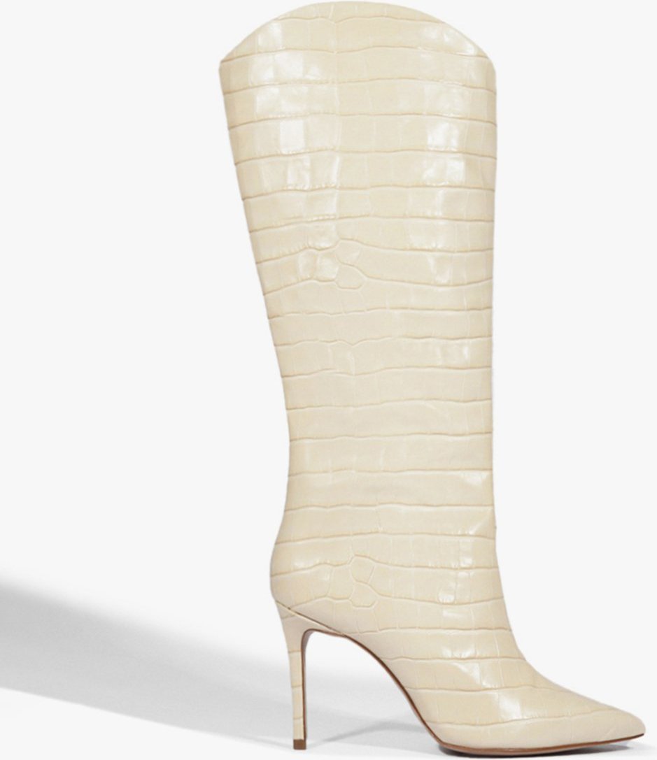 Imagem principal Bota Salto Alto Maryana Couro Creme Schutz Unissex Schutz Unissex