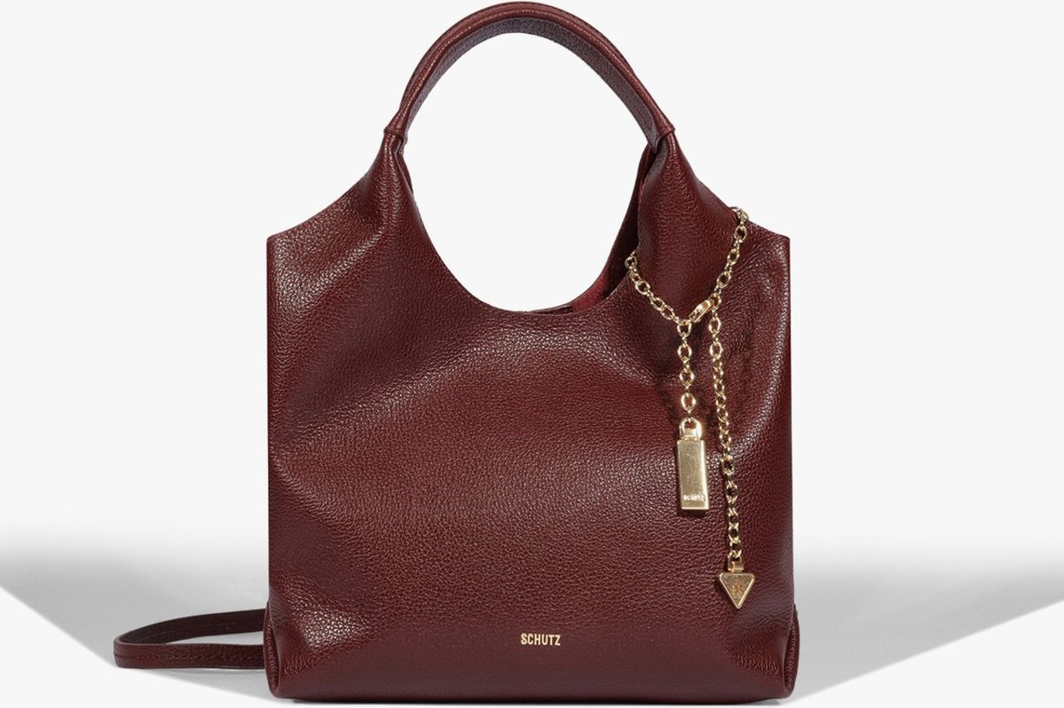 Imagem principal Bolsa Hobo Mini Agnes Couro Vinho | Schutz Schutz BR Schutz BR