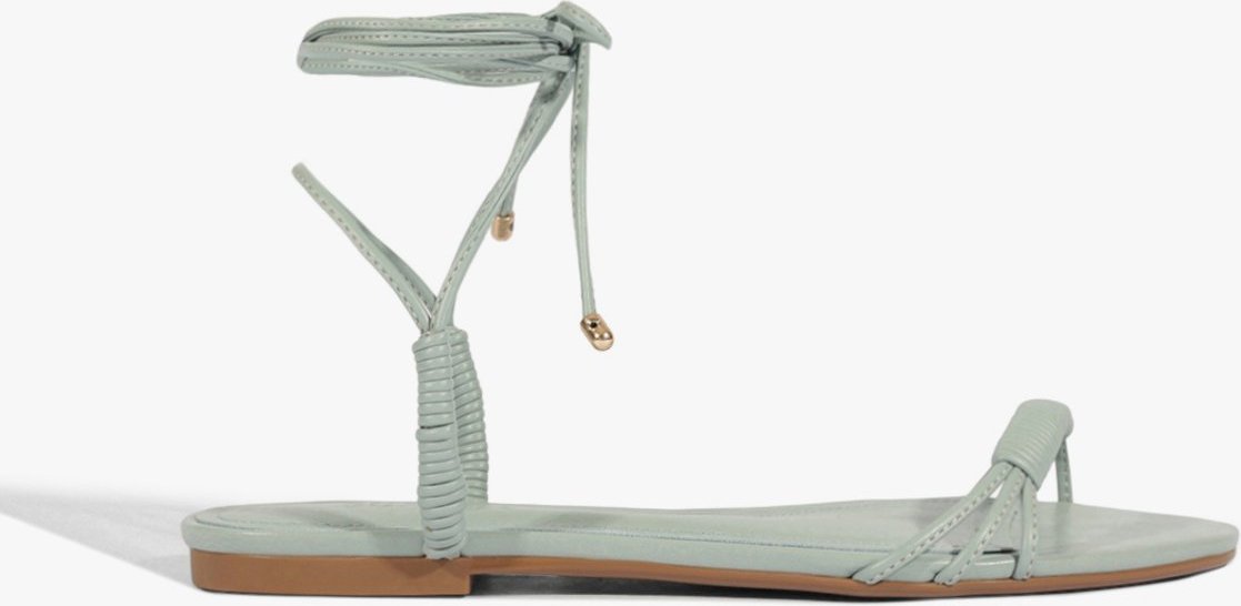 Imagem principal Sandália Rasteira Amarração Clara | Schutz Azul Azul