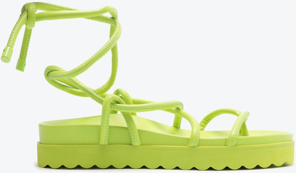 Imagem principal Sandália Papete Tratorada Amarração Schutz Verde Schutz Verde