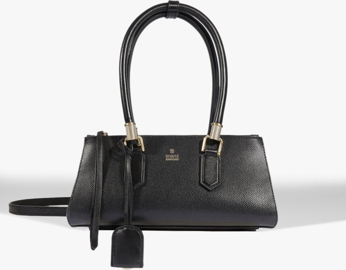 Imagem principal Bolsa Mini Tote Lauren Couro Preta | Schutz Schutz BR Preto Schutz BR Preto