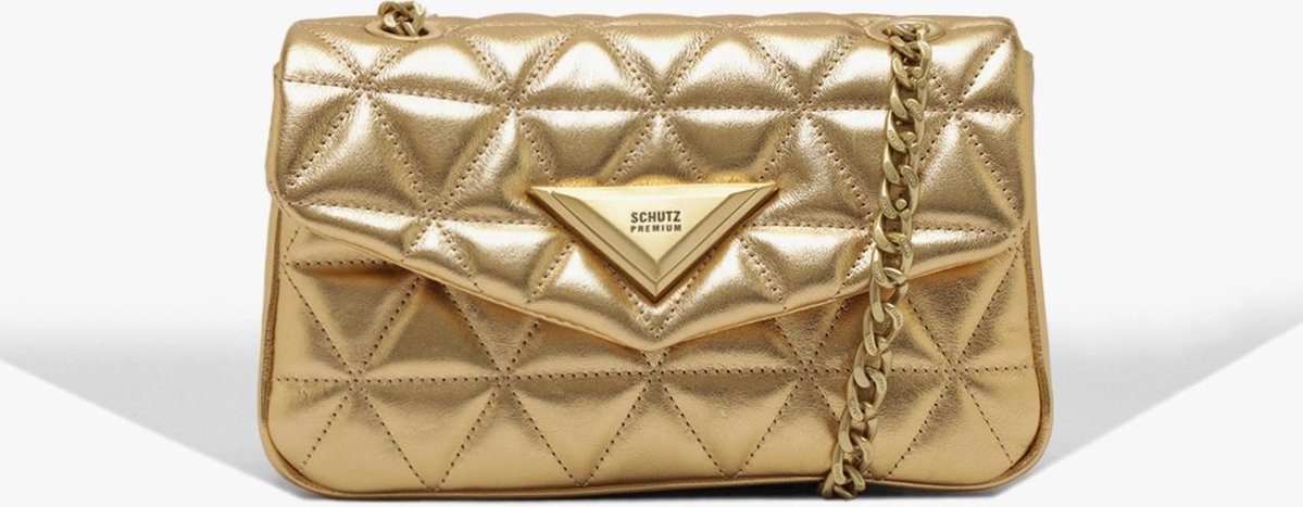 Imagem principal Bolsa Tiracolo Média 944 Couro Dourada Schutz Dourado Schutz Dourado