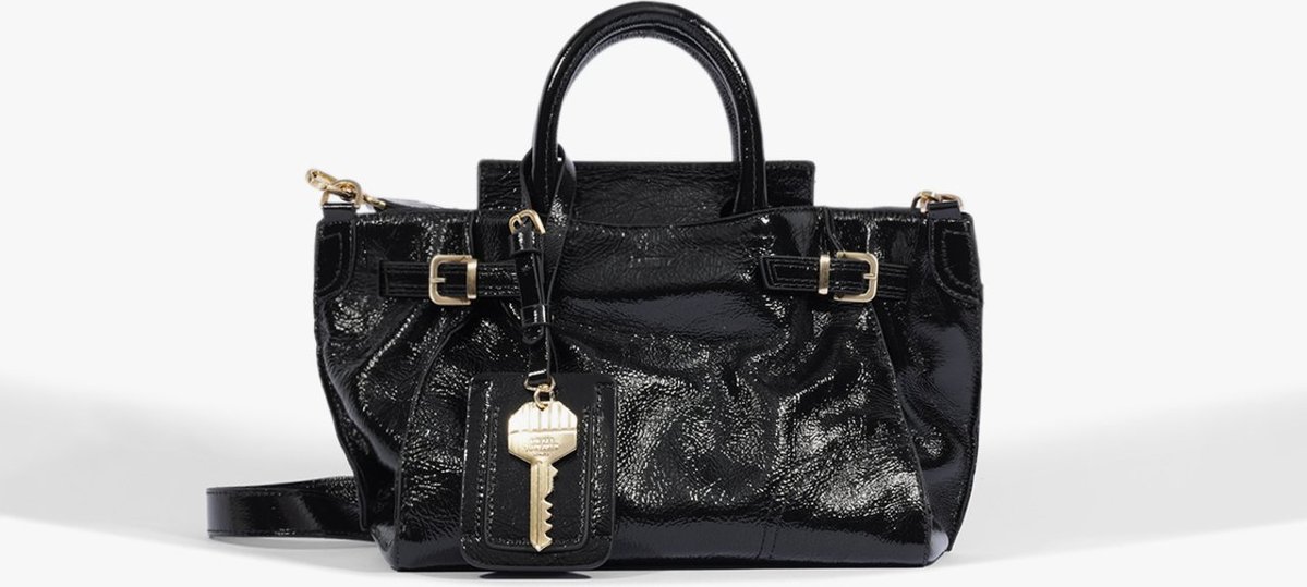 Imagem principal Bolsa Mini Tote Heaven Couro Preta | Schutz Preto Preto