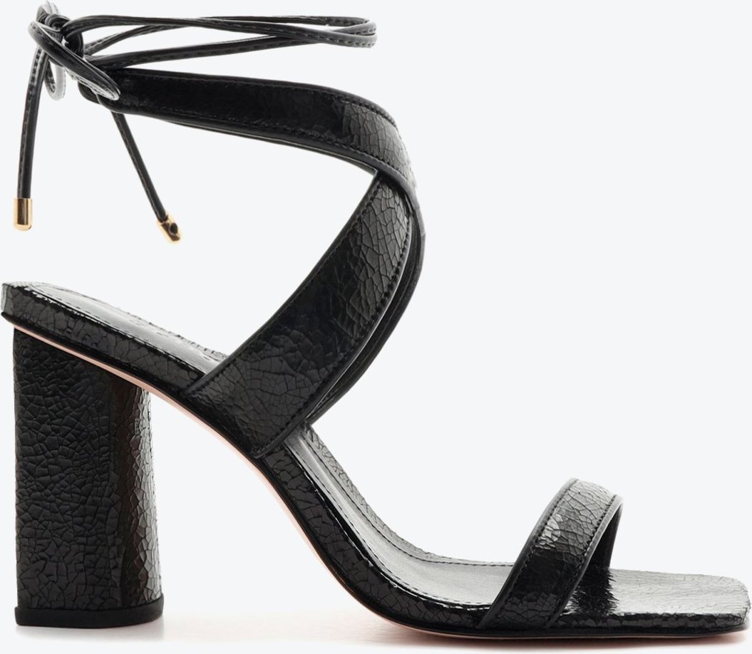 Imagem principal Sandália Curves Cracked Couro Schutz Preto Schutz Preto