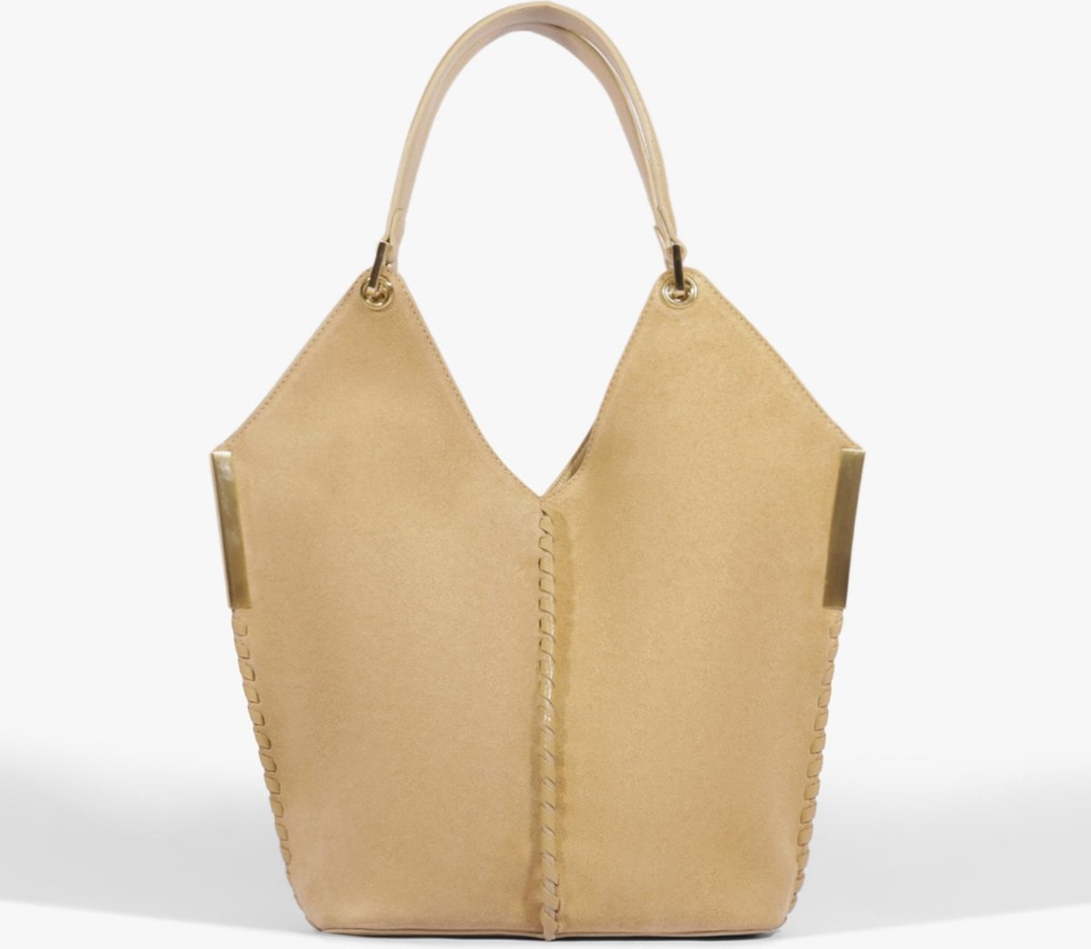 Imagem principal Bolsa Mini Hobo Josie Camurça Bege | Schutz Schutz BR Unissex Schutz BR Unissex