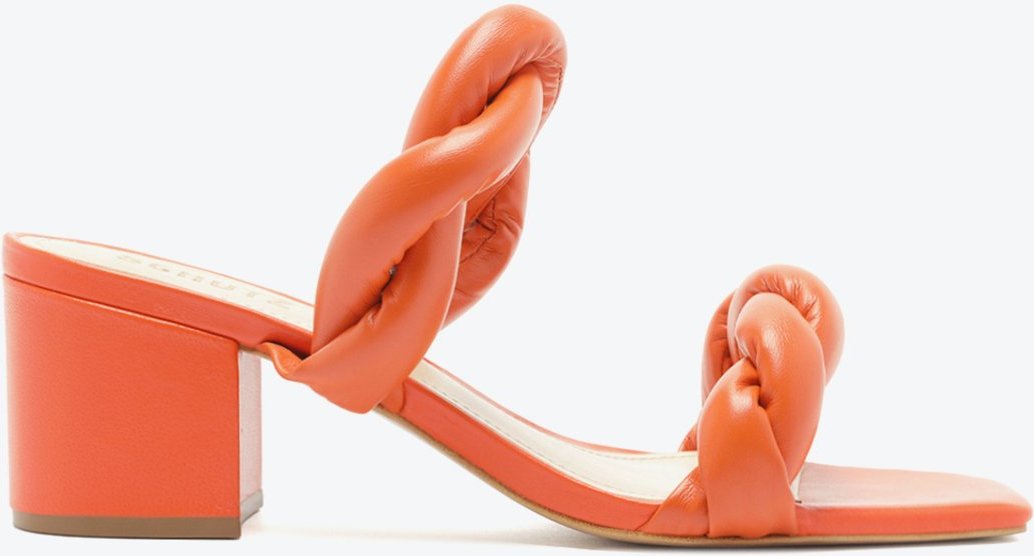 Imagem principal TamancoSalto Bloco Médio Schutz Laranja Schutz Laranja